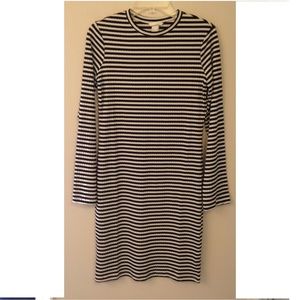 Knit Dress Black & White